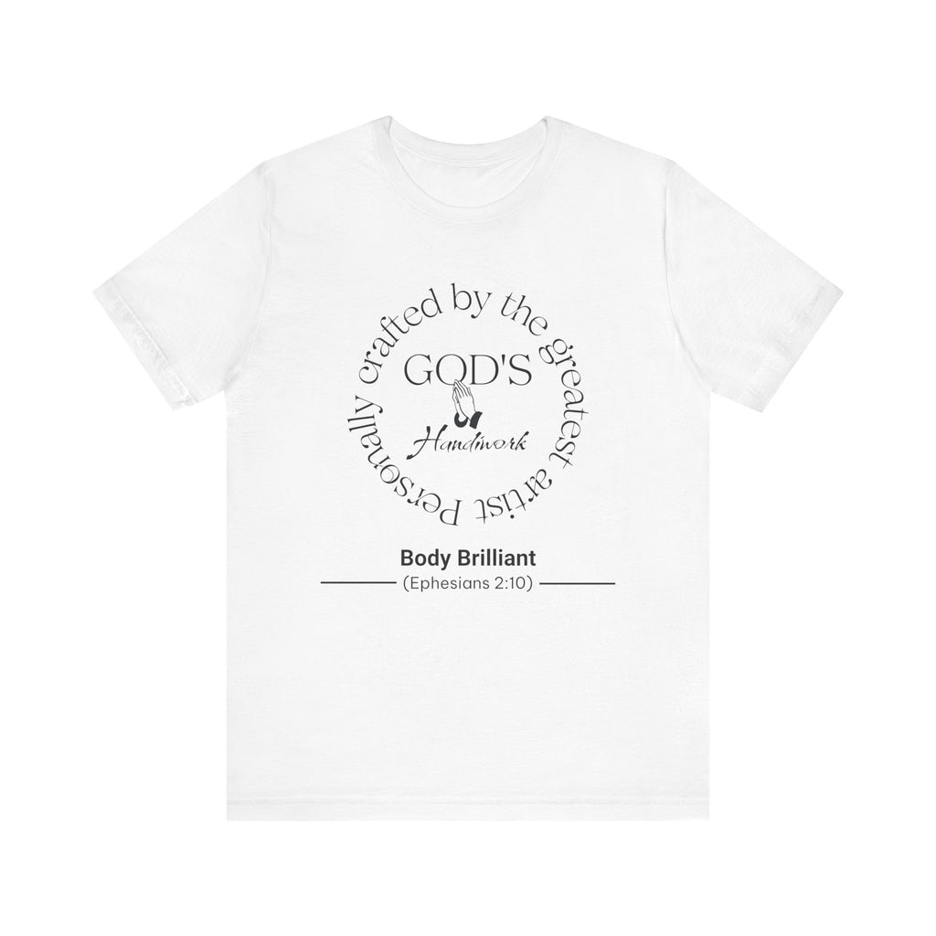 Crafted Inspirational Tee, Unisex Jersey Shirt, Motivational Gift, Spiritual Apparel, Perfect for Everyday Wear