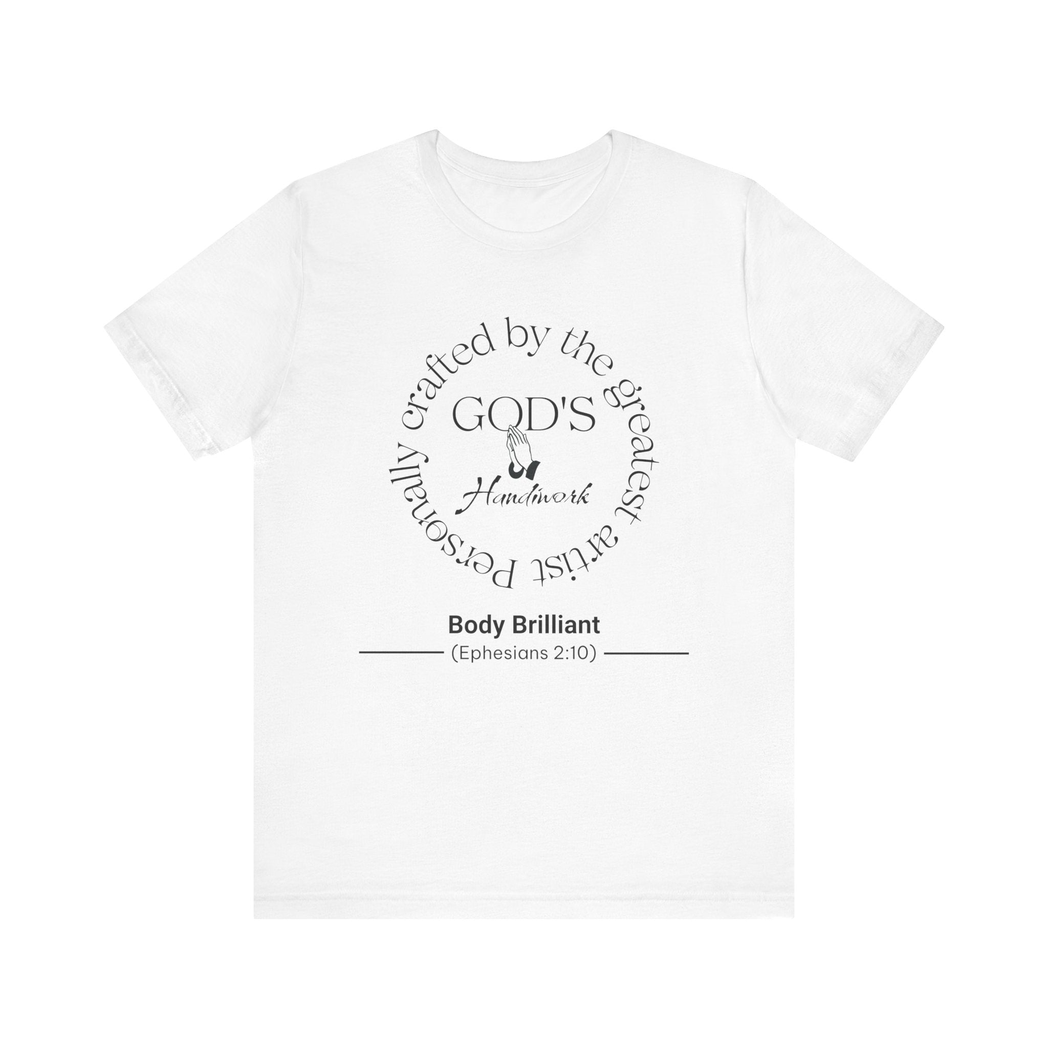 Crafted Inspirational Tee, Unisex Jersey Shirt, Motivational Gift, Spiritual Apparel, Perfect for Everyday Wear