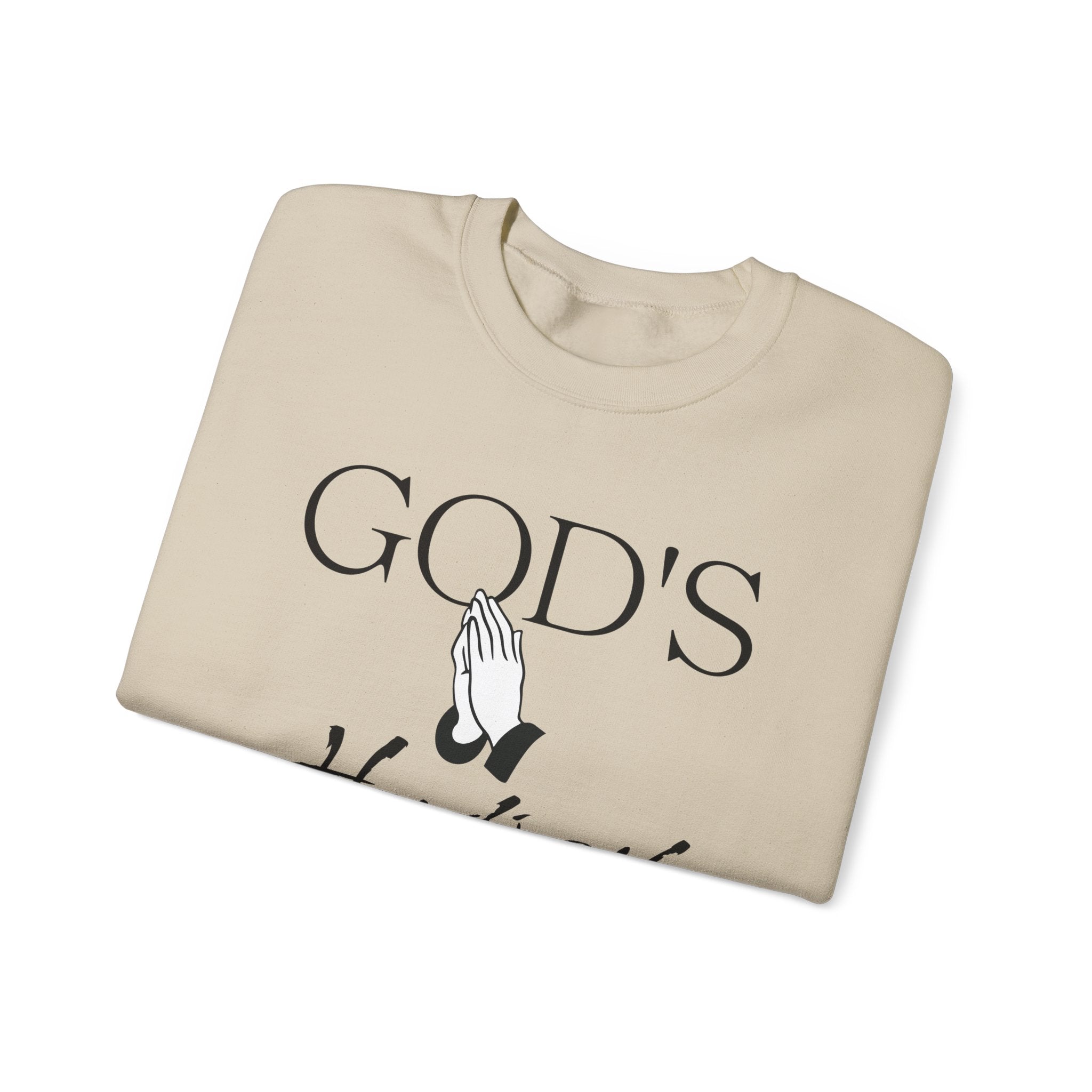 God's Handiwork Sweatshirt | Inspirational Crewneck, Gift for Fitness Lovers, Motivational Apparel, Unisex Sweatshirt, Cozy Fitness Wear