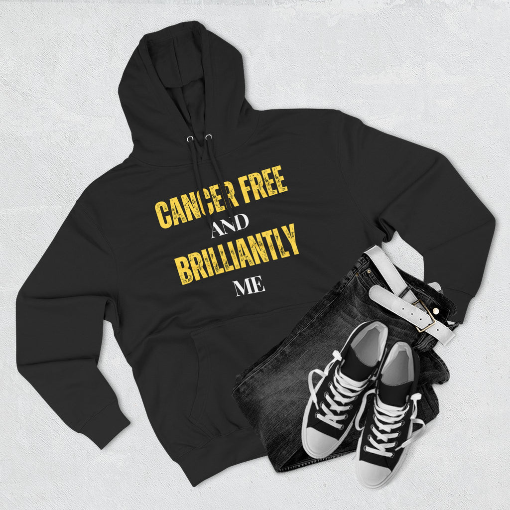 Cancer-free and brilliantly me Hoodie, Unisex Sweatshirt, Casual Wear, Gift for Her, Fall Fashion, Holiday Gift