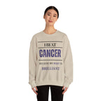 I beat cancer because my body is brilliant Sweatshirt | Inspirational Crewneck, Gift for Fitness Lovers, Motivational Apparel, Unisex Sweatshirt, Cozy Fitness Wear