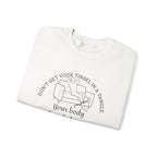 Don't get your tinsel in a tangle Sweatshirt | Inspirational Crewneck, Gift for Fitness Lovers, Motivational Apparel, Unisex Sweatshirt, Cozy Fitness Wear