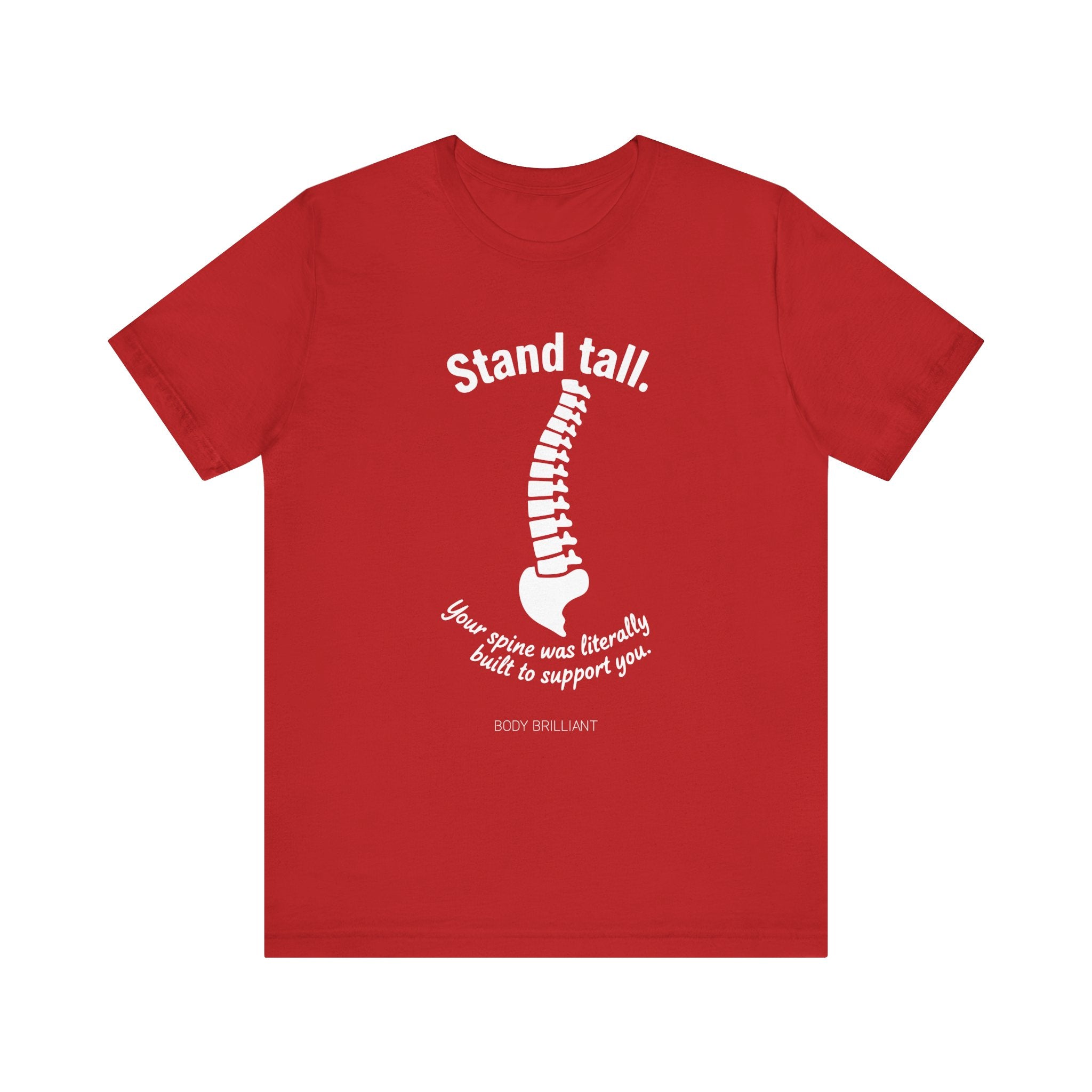 Stand tall Inspirational Tee, Unisex Jersey Shirt, Motivational Gift, Spiritual Apparel, Perfect for Everyday Wear