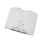 My Body is a Temple Sweatshirt | Inspirational Crewneck, Gift for Fitness Lovers, Motivational Apparel, Unisex Sweatshirt, Cozy Fitness Wear