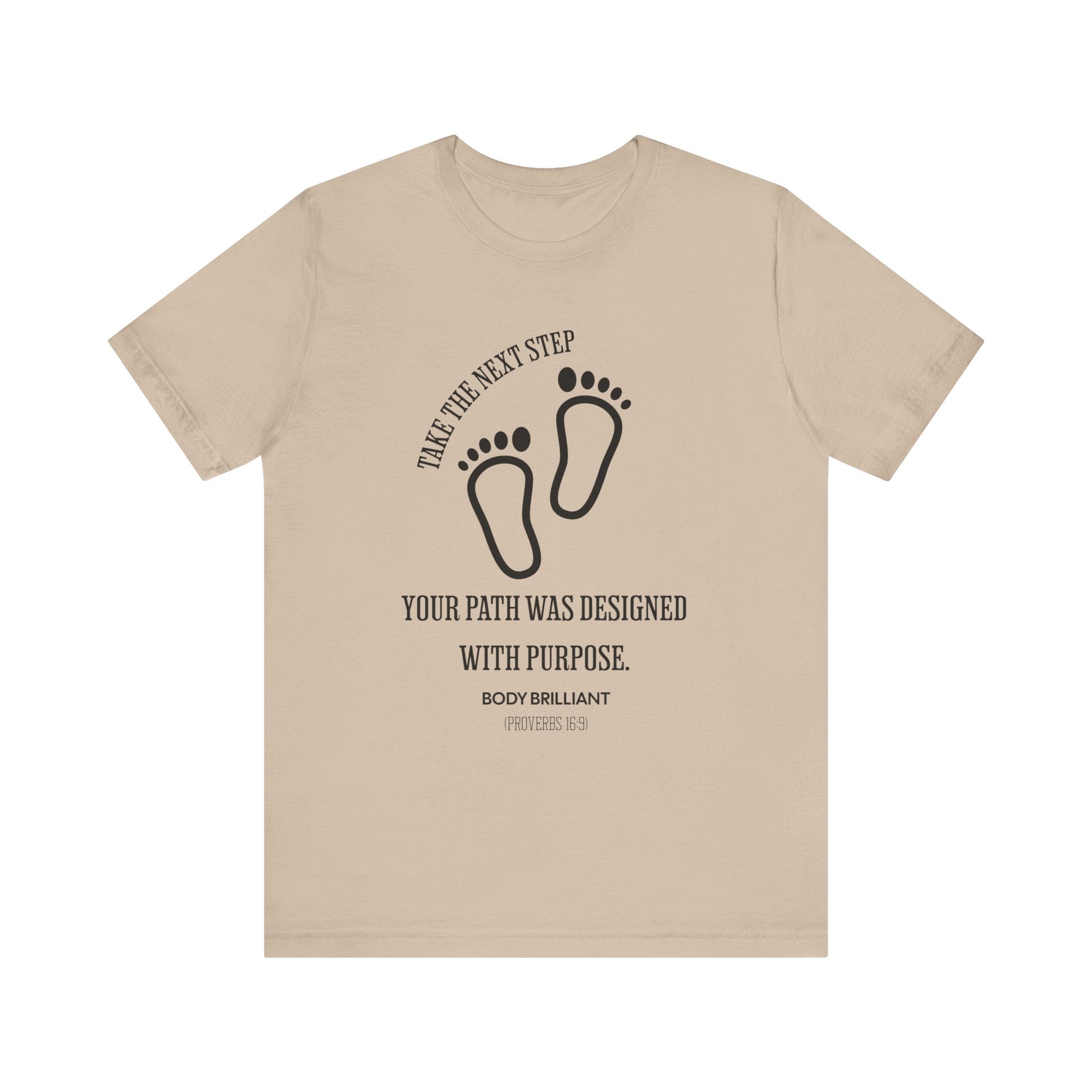 Take the next step Inspirational Tee, Unisex Jersey Shirt, Motivational Gift, Spiritual Apparel, Perfect for Everyday Wear