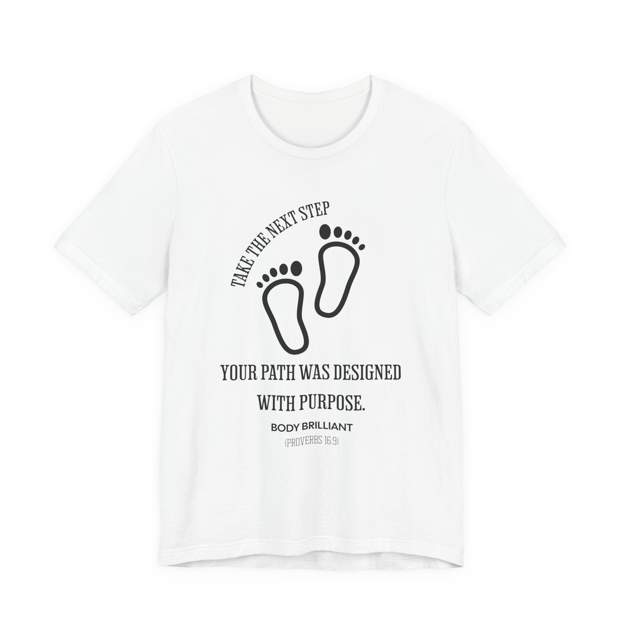 Take the next step Inspirational Tee, Unisex Jersey Shirt, Motivational Gift, Spiritual Apparel, Perfect for Everyday Wear