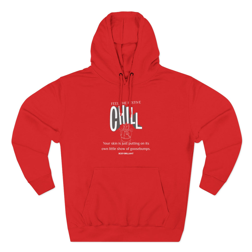 Feel that festive chill Hoodie, Unisex Sweatshirt, Casual Wear, Gift for Her, Fall Fashion, Holiday Gift