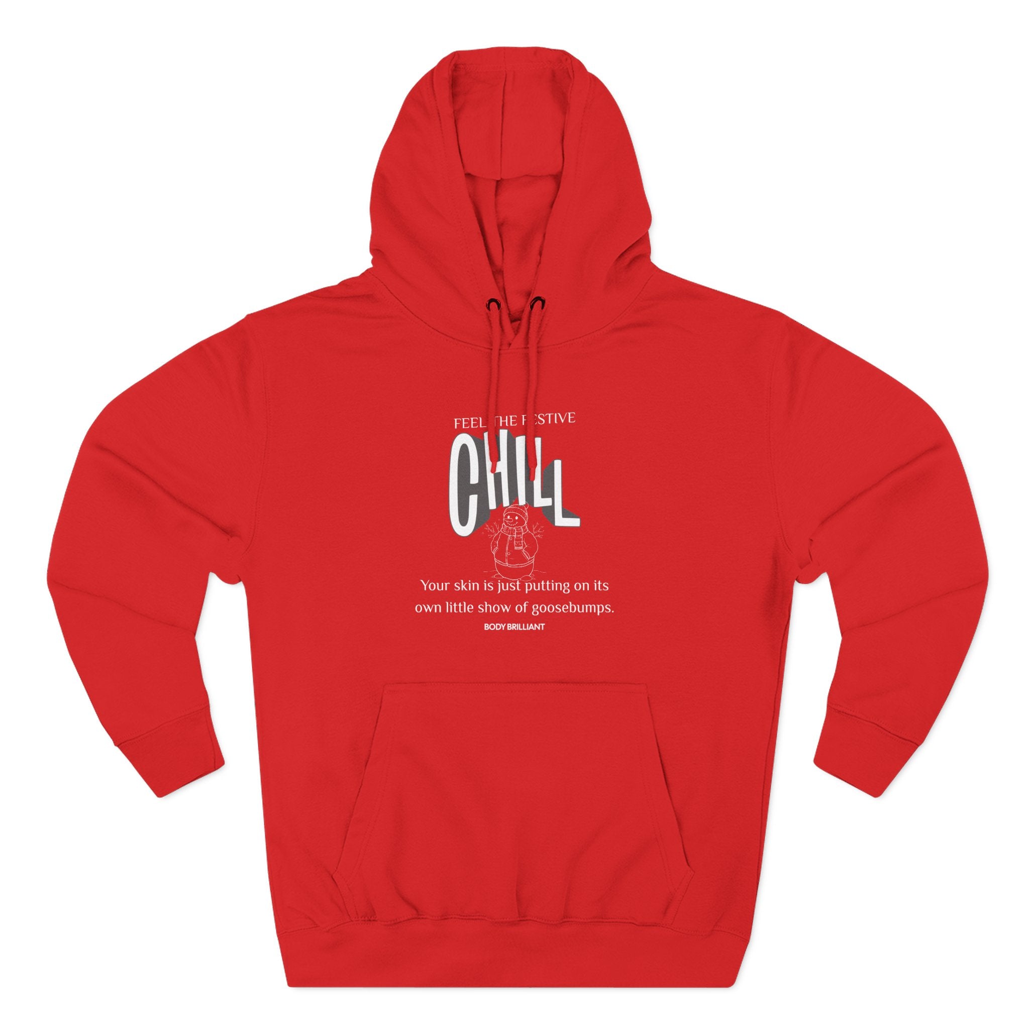Feel that festive chill Hoodie, Unisex Sweatshirt, Casual Wear, Gift for Her, Fall Fashion, Holiday Gift