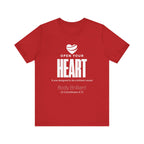 Open Your Heart Inspirational Tee, Unisex Jersey Shirt, Motivational Gift, Spiritual Apparel, Perfect for Everyday Wear