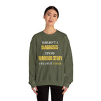This isn't a diagnosis, it's my warrior story. I will beat cancer Sweatshirt | Inspirational Crewneck, Gift for Fitness Lovers, Motivational Apparel, Unisex Sweatshirt, Cozy Fitness Wear