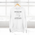 Open your mind Hoodie, Unisex Sweatshirt, Casual Wear, Gift for Her, Fall Fashion, Holiday Gift