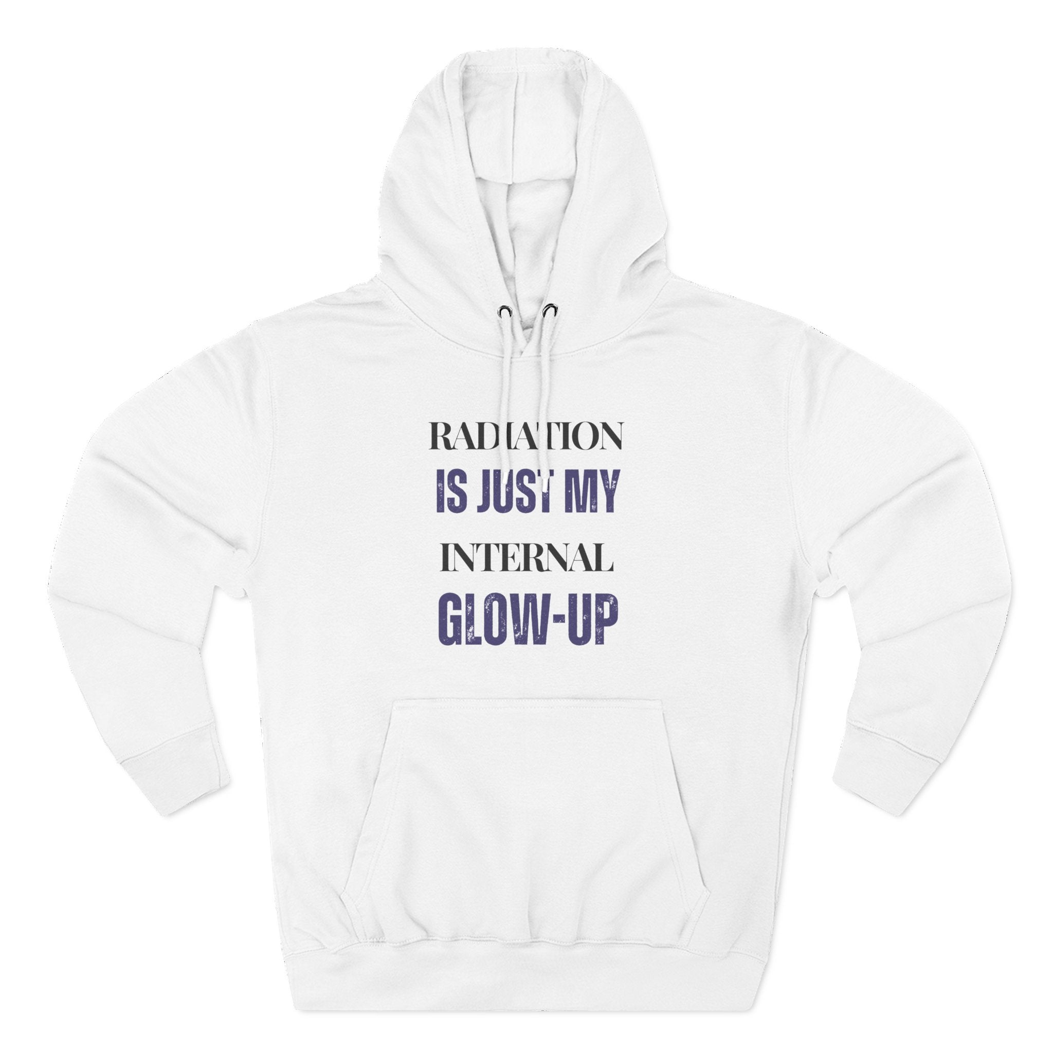 Radiation is just my internal glow-up Hoodie, Unisex Sweatshirt, Casual Wear, Gift for Her, Fall Fashion, Holiday Gift