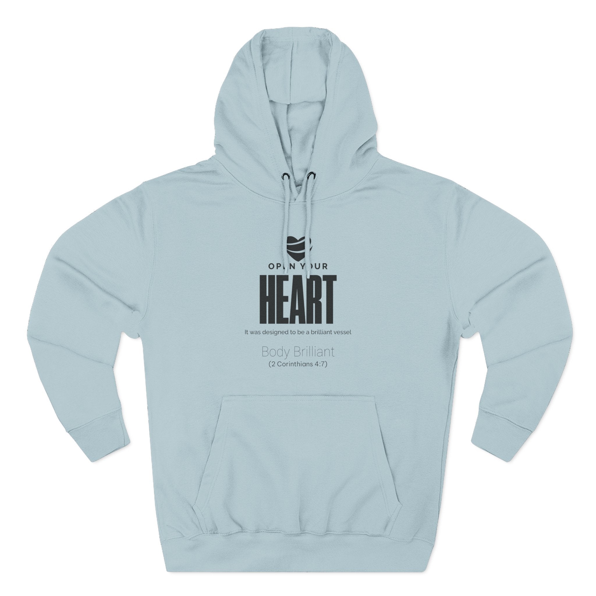 Open your heart Hoodie, Unisex Sweatshirt, Casual Wear, Gift for Her, Fall Fashion, Holiday Gift