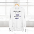 My new favorite letters: N.E.D. (It means I beat cancer.) Hoodie, Unisex Sweatshirt, Casual Wear, Gift for Her, Fall Fashion, Holiday Gift