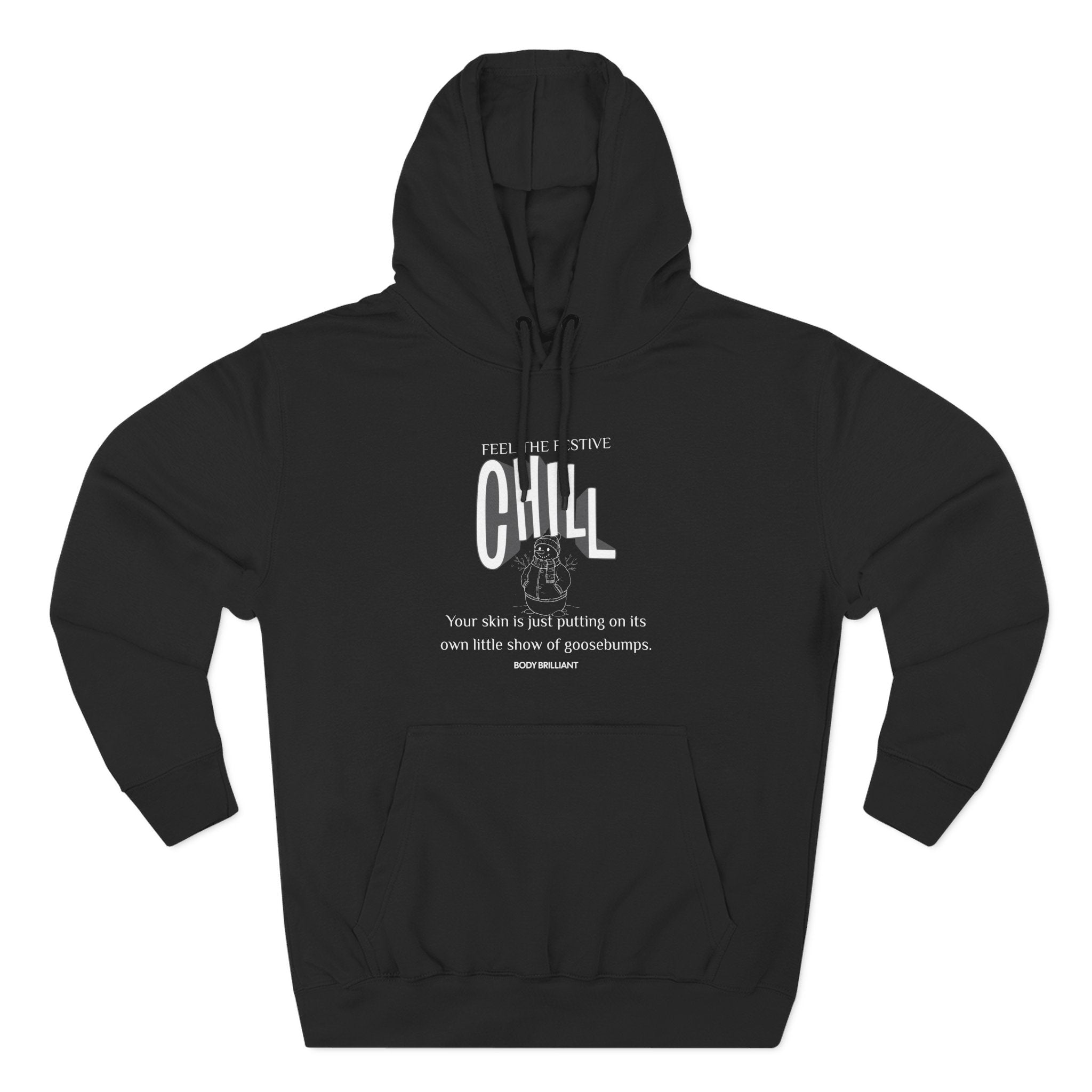 Feel that festive chill Hoodie, Unisex Sweatshirt, Casual Wear, Gift for Her, Fall Fashion, Holiday Gift