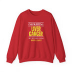 I'm fighting liver cancer Sweatshirt | Inspirational Crewneck, Gift for Fitness Lovers, Motivational Apparel, Unisex Sweatshirt, Cozy Fitness Wear