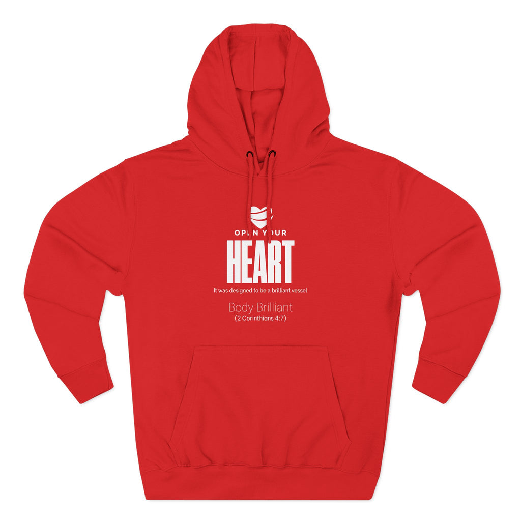 Open your heart Hoodie, Unisex Sweatshirt, Casual Wear, Gift for Her, Fall Fashion, Holiday Gift