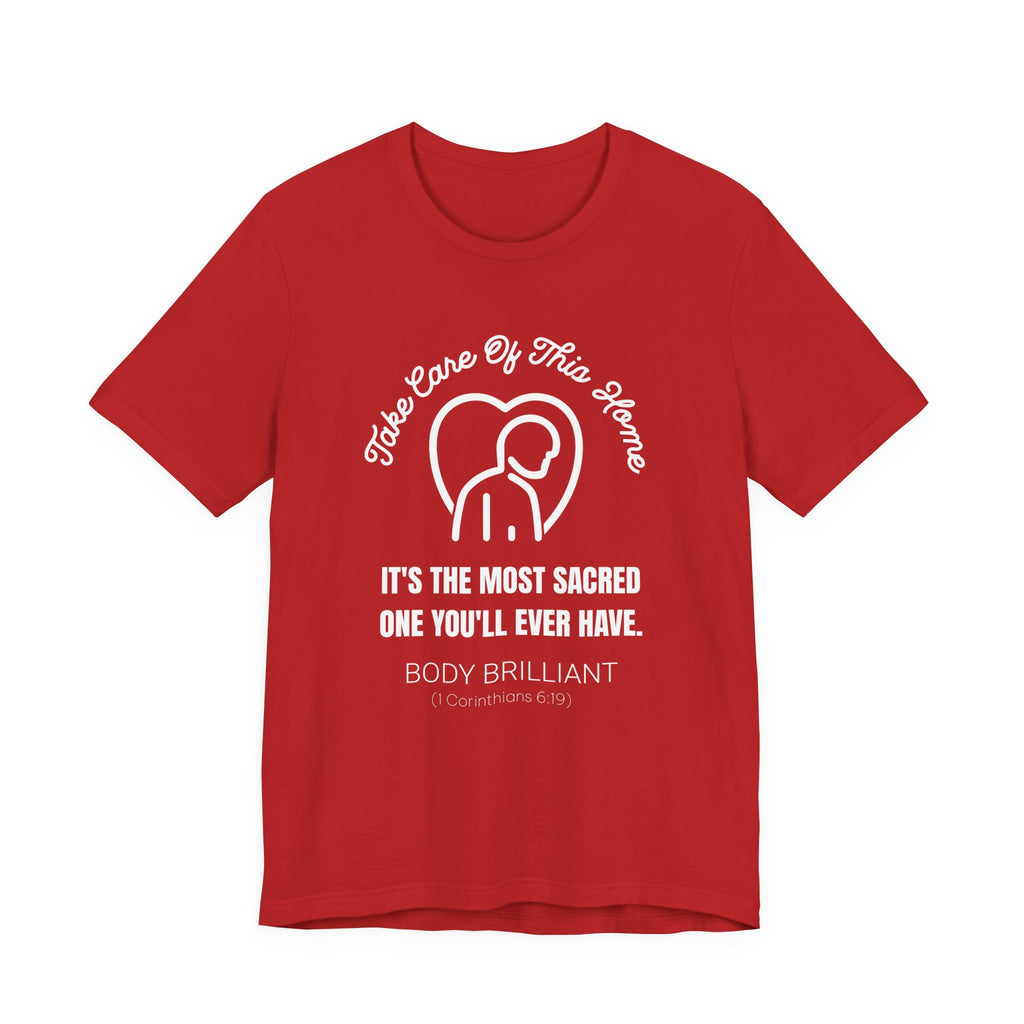 Take Care of this Home Inspirational Tee, Unisex Jersey Shirt, Motivational Gift, Spiritual Apparel, Perfect for Everyday Wear