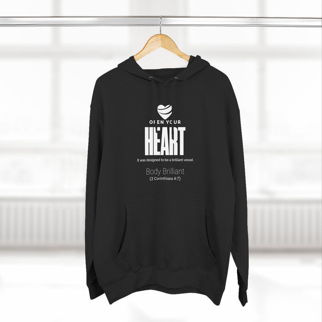Open your heart Hoodie, Unisex Sweatshirt, Casual Wear, Gift for Her, Fall Fashion, Holiday Gift