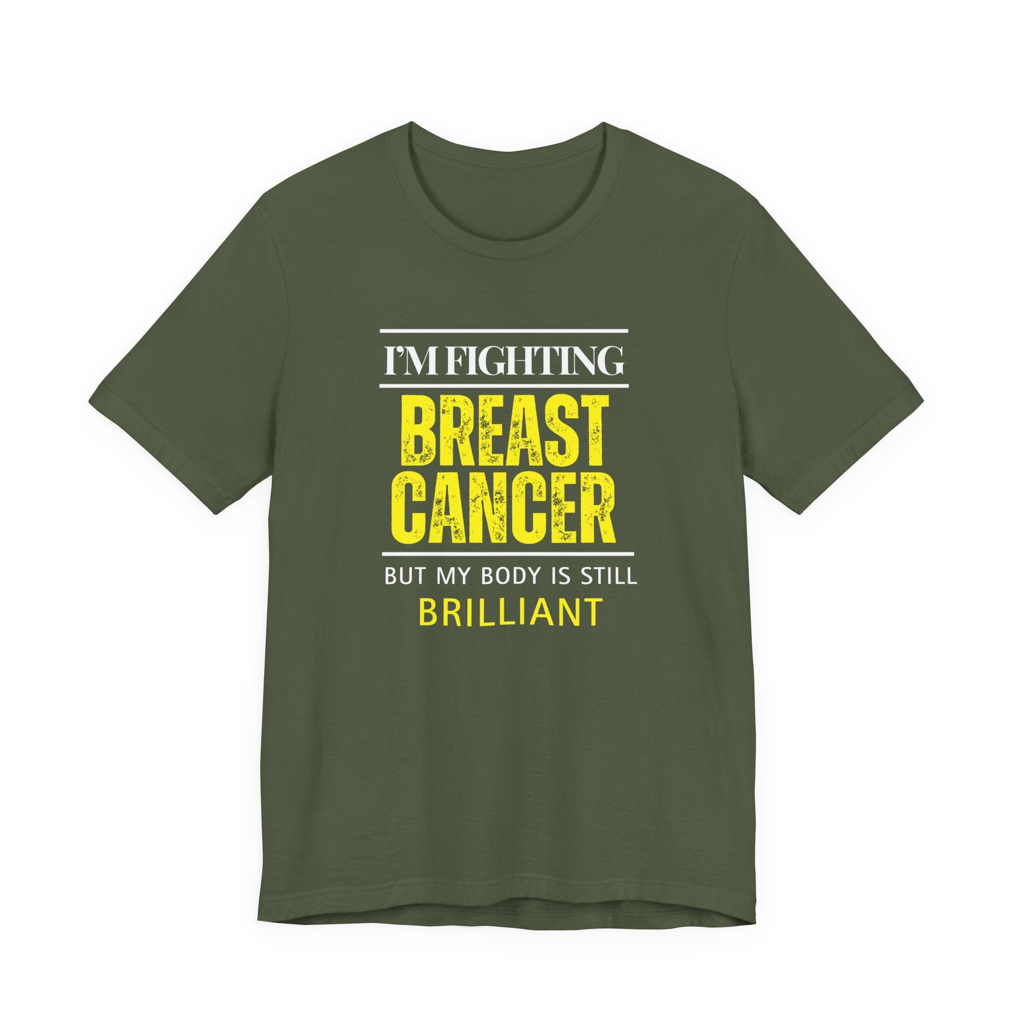 I'm fighting breast cancer Inspirational Tee, Unisex Jersey Shirt, Motivational Gift, Apparel, Perfect for Everyday Wear