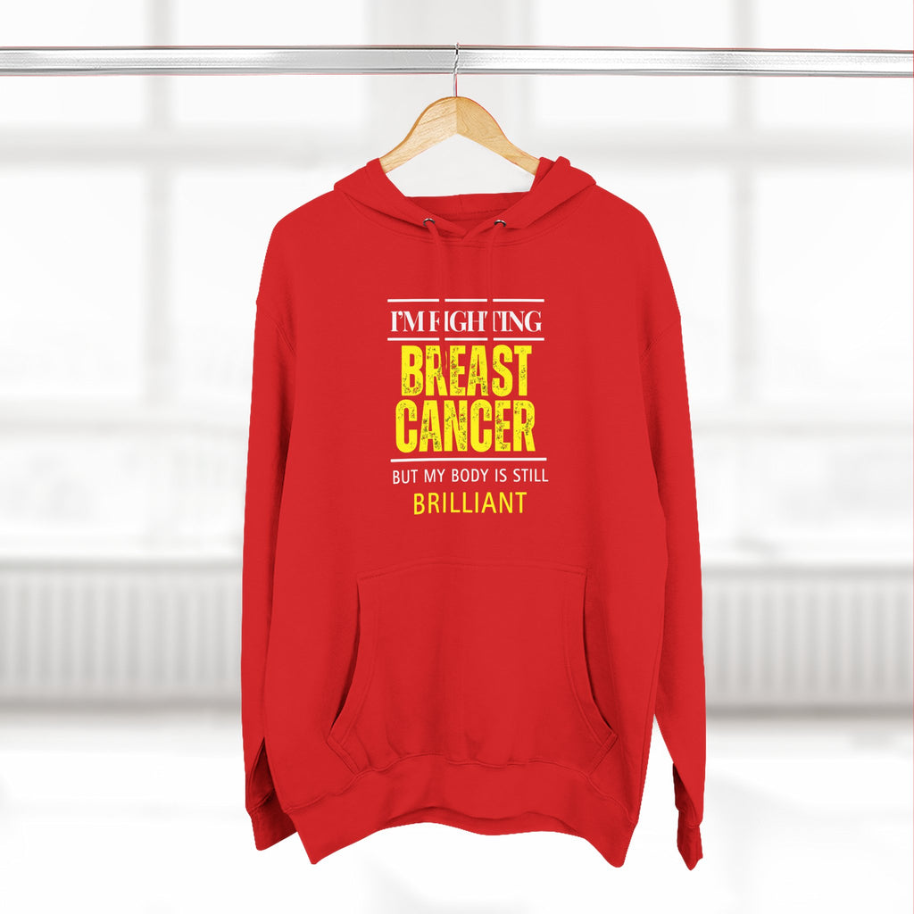 I'm fighting breast cancer Hoodie, Unisex Sweatshirt, Casual Wear, Gift for Her, Fall Fashion, Holiday Gift