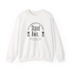 Stand in awe Sweatshirt | Inspirational Crewneck, Gift for Fitness Lovers, Motivational Apparel, Unisex Sweatshirt, Cozy Fitness Wear