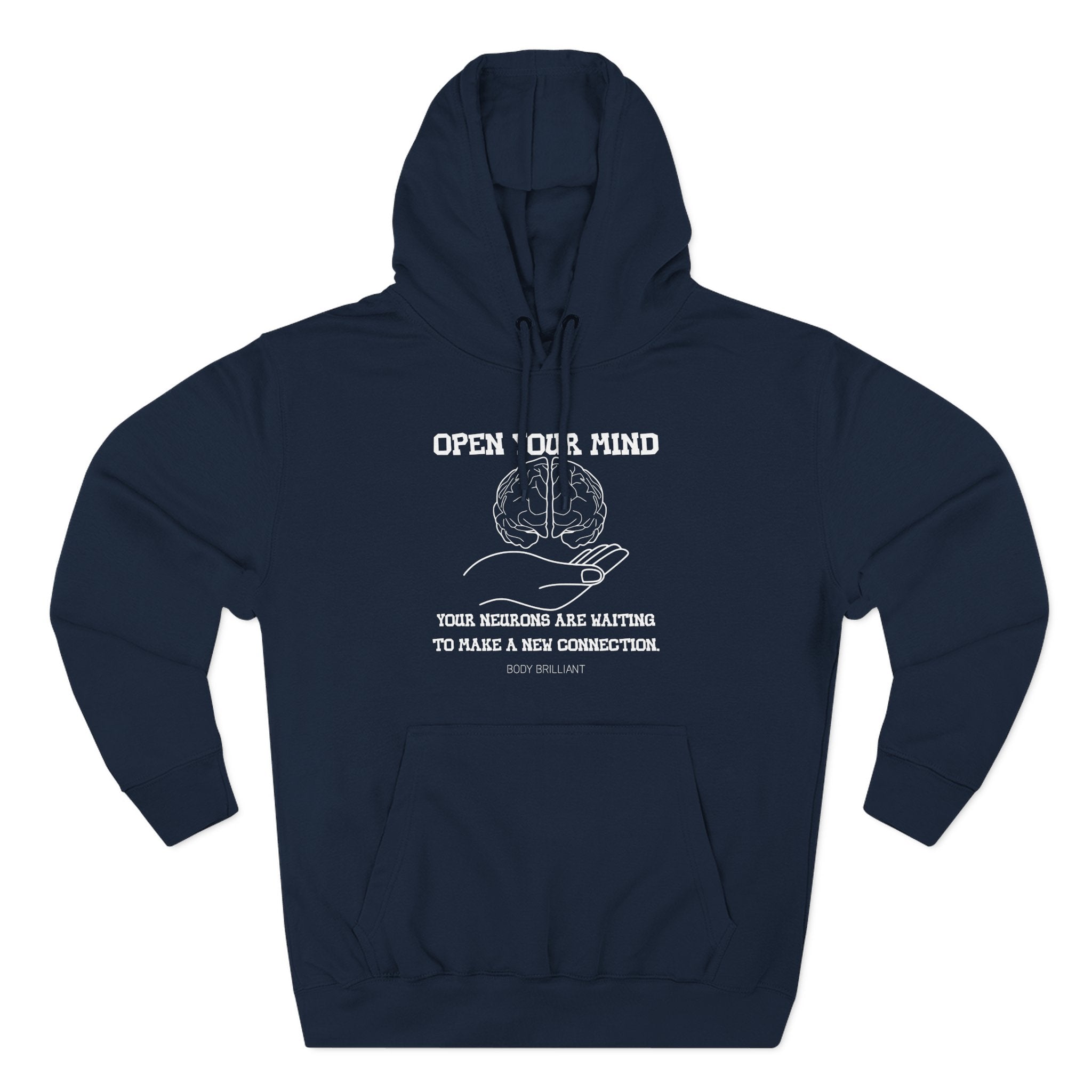 Open your mind Hoodie, Unisex Sweatshirt, Casual Wear, Gift for Her, Fall Fashion, Holiday Gift