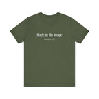 Made in his Image Inspirational Tee, Unisex Jersey Shirt, Motivational Gift, Spiritual Apparel, Perfect for Everyday Wear