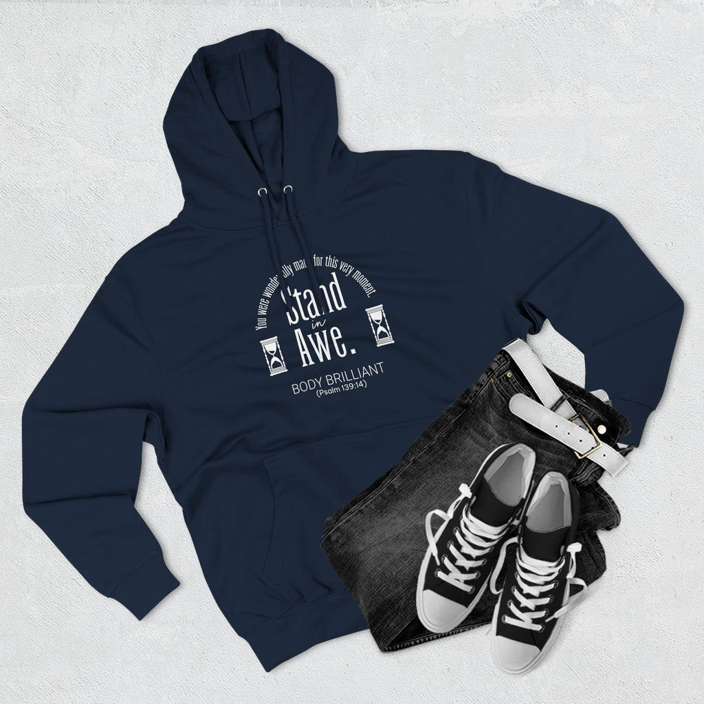 Stand in Awe Hoodie, Unisex Sweatshirt, Casual Wear, Gift for Her, Fall Fashion, Holiday Gift