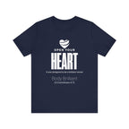 Open Your Heart Inspirational Tee, Unisex Jersey Shirt, Motivational Gift, Spiritual Apparel, Perfect for Everyday Wear
