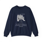 Feel the festive chill Sweatshirt | Inspirational Crewneck, Gift for Fitness Lovers, Motivational Apparel, Unisex Sweatshirt, Cozy Fitness Wear