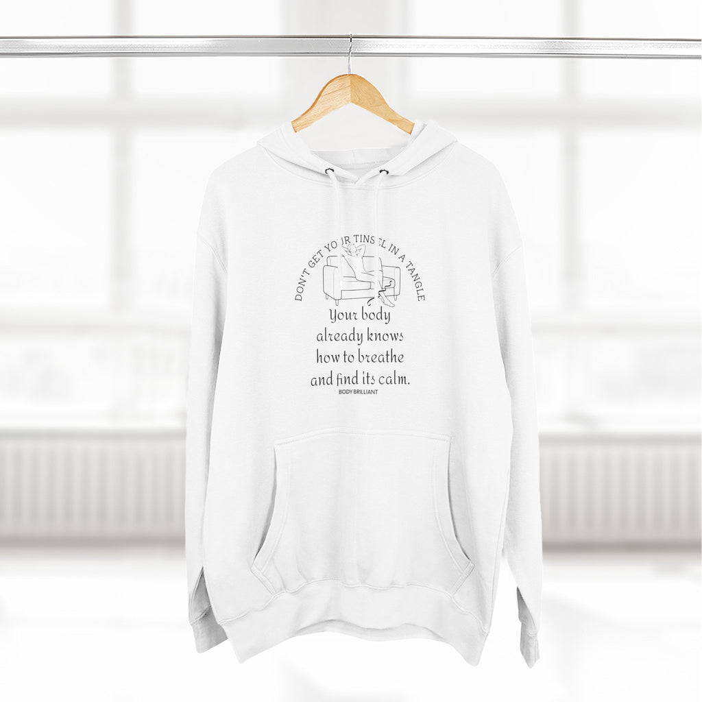 Don't get your tinsel in a tangle Hoodie, Unisex Sweatshirt, Casual Wear, Gift for Her, Fall Fashion, Holiday Gift