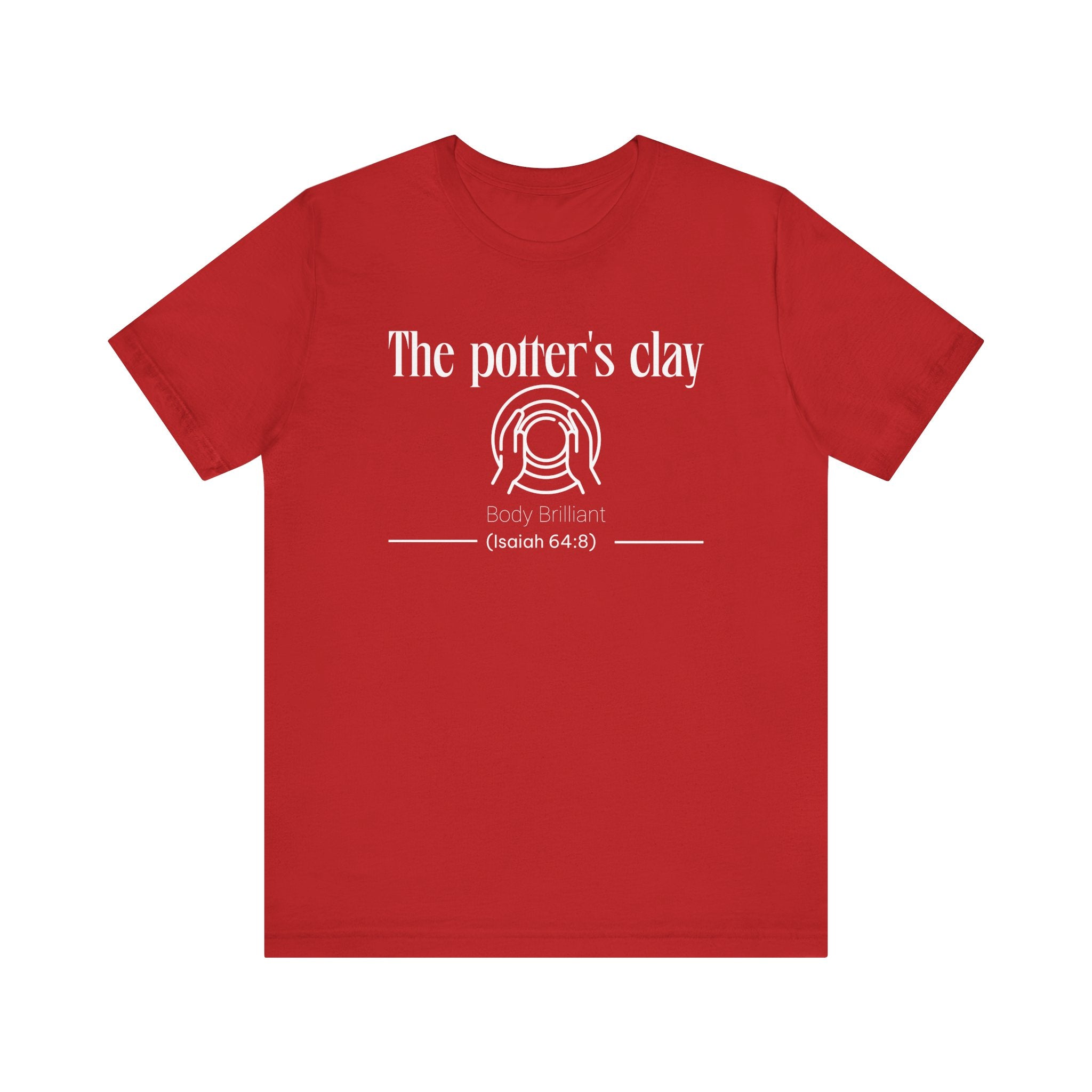 The Potter's Clay Inspirational Tee, Unisex Jersey Shirt, Motivational Gift, Spiritual Apparel, Perfect for Everyday Wear