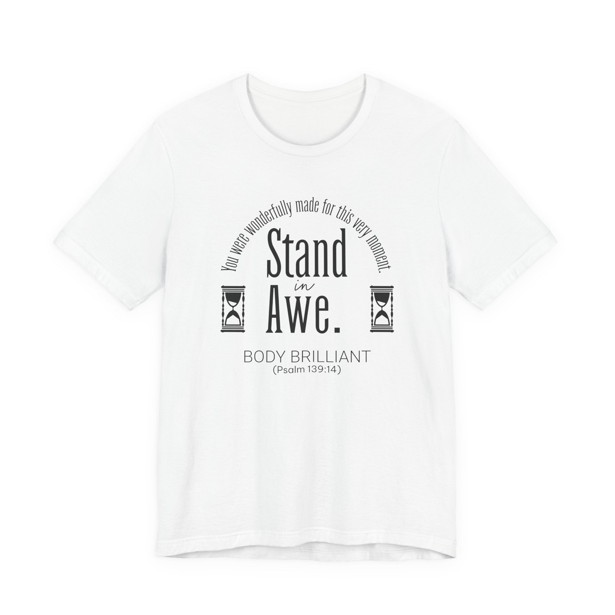 Stand in Awe Inspirational Tee, Unisex Jersey Shirt, Motivational Gift, Spiritual Apparel, Perfect for Everyday Wear