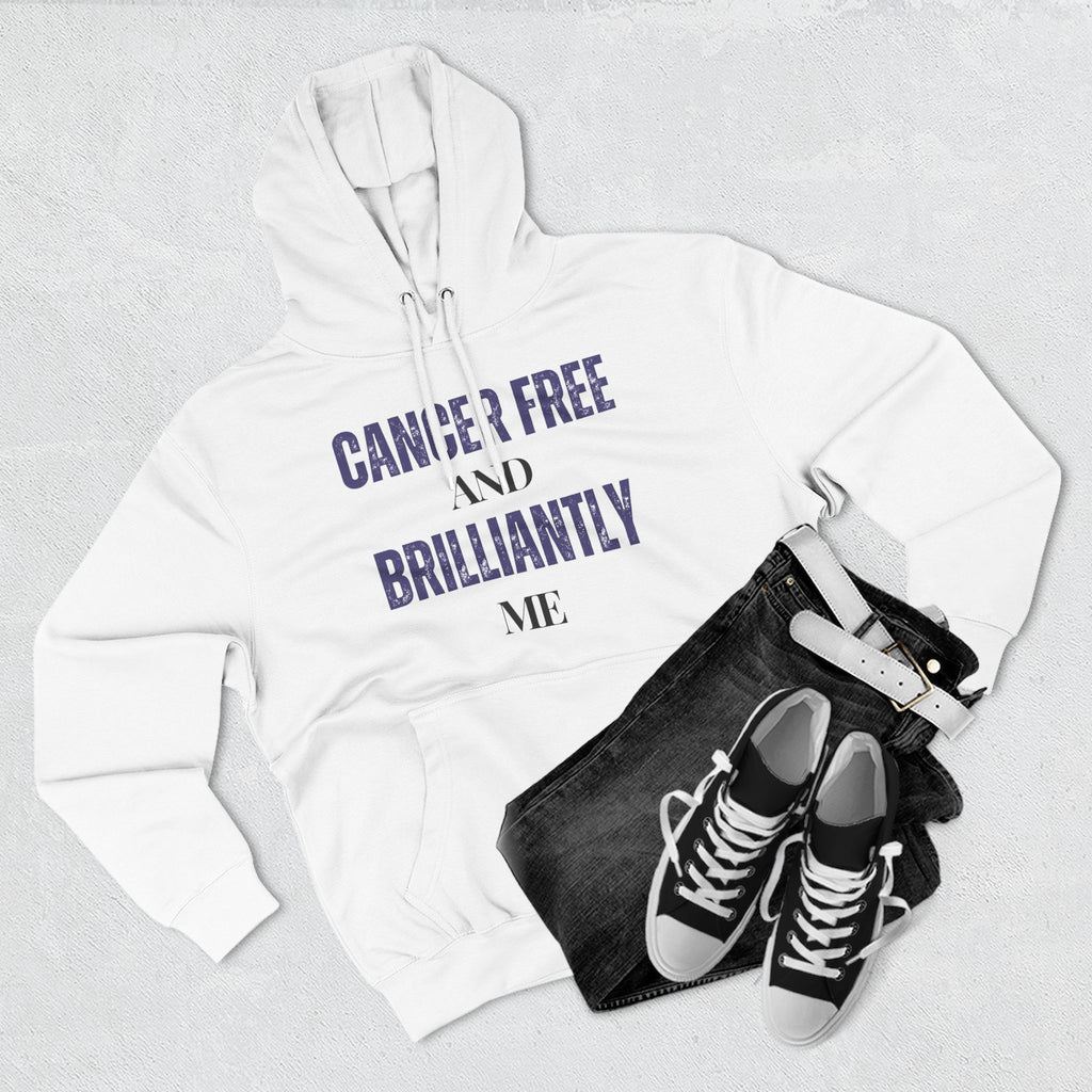 Cancer-free and brilliantly me Hoodie, Unisex Sweatshirt, Casual Wear, Gift for Her, Fall Fashion, Holiday Gift