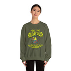 Feel the holiday rush Sweatshirt | Inspirational Crewneck, Gift for Fitness Lovers, Motivational Apparel, Unisex Sweatshirt, Cozy Fitness Wear