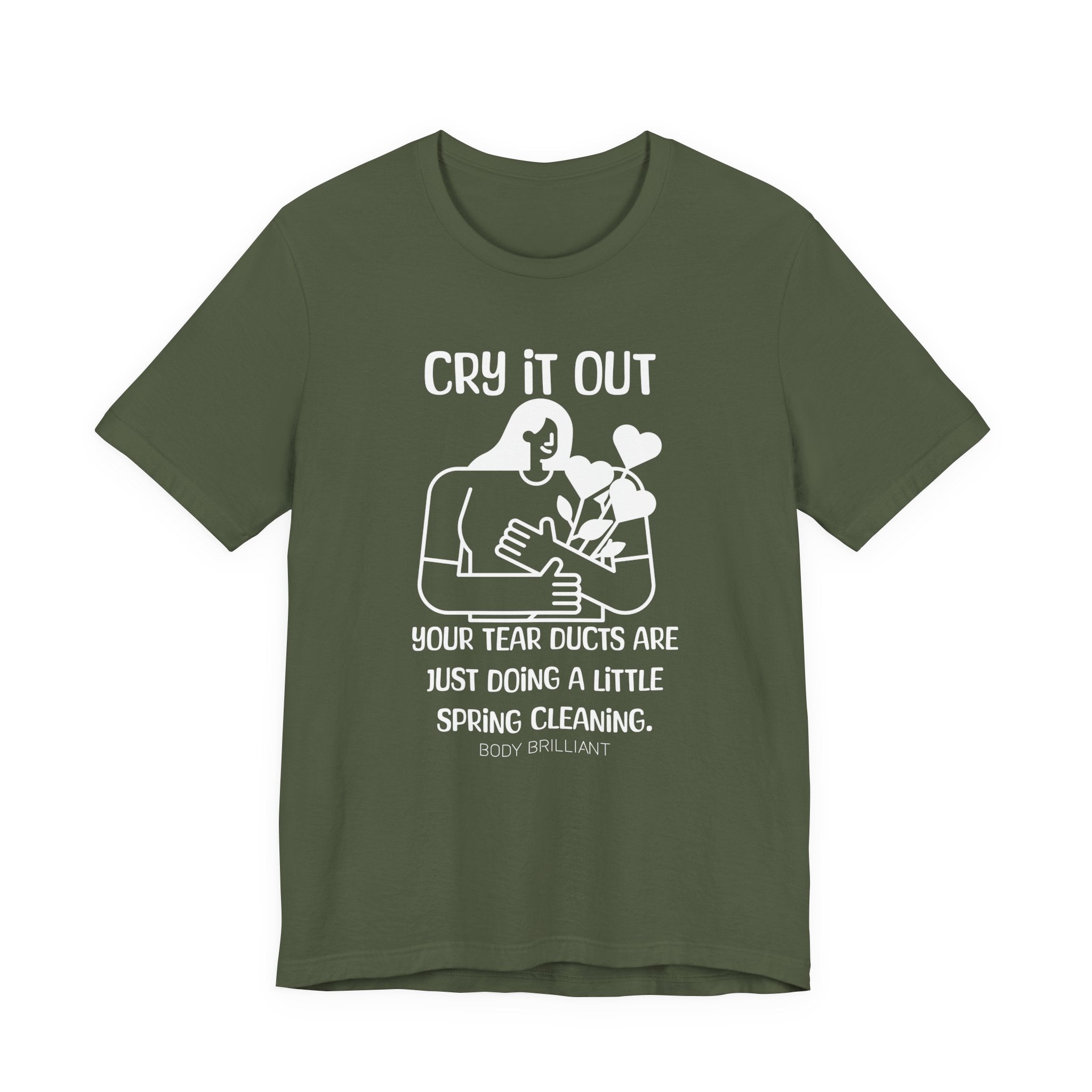 Cry it out Inspirational Tee, Unisex Jersey Shirt, Motivational Gift, Spiritual Apparel, Perfect for Everyday Wear