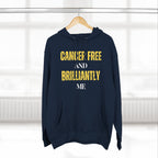 Cancer-free and brilliantly me Hoodie, Unisex Sweatshirt, Casual Wear, Gift for Her, Fall Fashion, Holiday Gift
