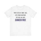 Cancer free Tee, Unisex Jersey Shirt, Motivational Gift, Spiritual Apparel, Perfect for Everyday Wear