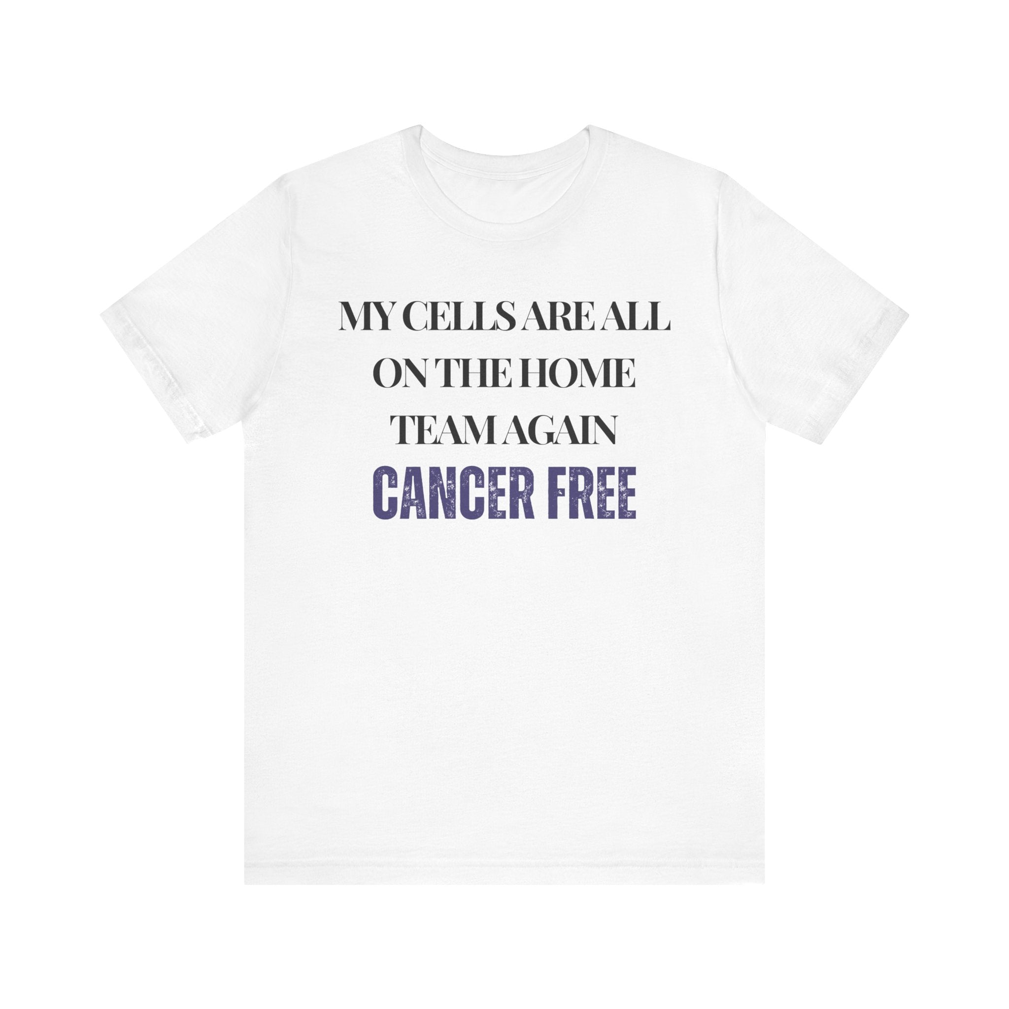 Cancer free Tee, Unisex Jersey Shirt, Motivational Gift, Spiritual Apparel, Perfect for Everyday Wear