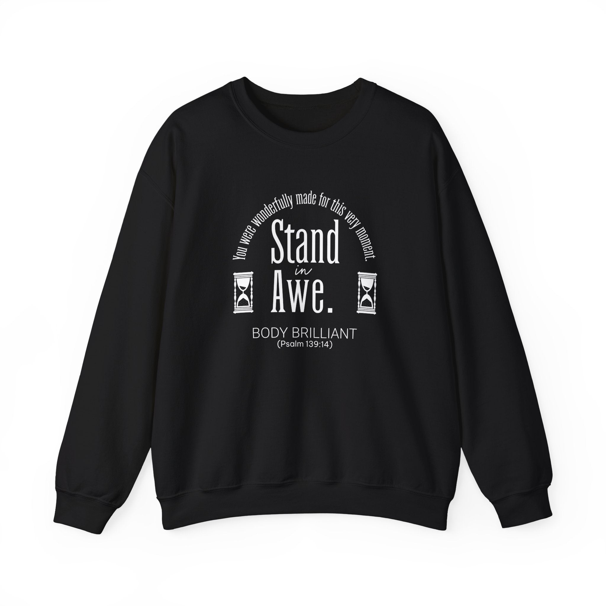 Stand in awe Sweatshirt | Inspirational Crewneck, Gift for Fitness Lovers, Motivational Apparel, Unisex Sweatshirt, Cozy Fitness Wear