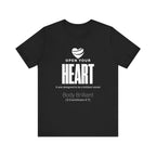 Open Your Heart Inspirational Tee, Unisex Jersey Shirt, Motivational Gift, Spiritual Apparel, Perfect for Everyday Wear