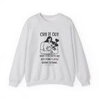 Cry it out Sweatshirt | Inspirational Crewneck, Gift for Fitness Lovers, Motivational Apparel, Unisex Sweatshirt, Cozy Fitness Wear