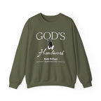 God's Handiwork Sweatshirt | Inspirational Crewneck, Gift for Fitness Lovers, Motivational Apparel, Unisex Sweatshirt, Cozy Fitness Wear