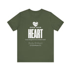 Open Your Heart Inspirational Tee, Unisex Jersey Shirt, Motivational Gift, Spiritual Apparel, Perfect for Everyday Wear