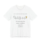 Let your heart be light Inspirational Tee, Unisex Jersey Shirt, Motivational Gift, Spiritual Apparel, Perfect for Everyday Wear