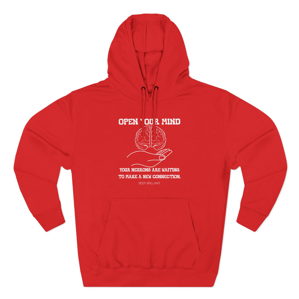 Open your mind Hoodie, Unisex Sweatshirt, Casual Wear, Gift for Her, Fall Fashion, Holiday Gift