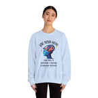 Use your head Sweatshirt | Inspirational Crewneck, Gift for Fitness Lovers, Motivational Apparel, Unisex Sweatshirt, Cozy Fitness Wear