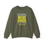 I'm fighting breast cancer Sweatshirt | Inspirational Crewneck, Gift for Fitness Lovers, Motivational Apparel, Unisex Sweatshirt, Cozy Fitness Wear