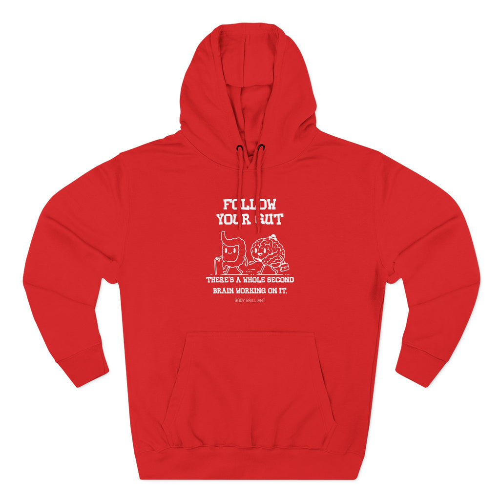 Follow your gut Hoodie, Unisex Sweatshirt, Casual Wear, Gift for Her, Fall Fashion, Holiday Gift